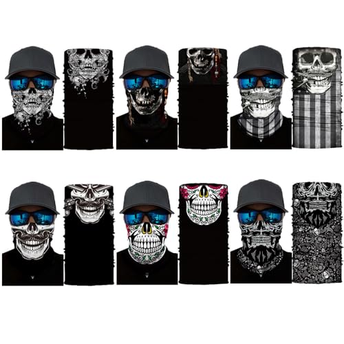 Neck Gaiter Mask,Bandana Gator Face Cover Mask Sun UV Protection,Neck Warmer Balaclava,Tube Face Scarf,Headband for Outdoor2