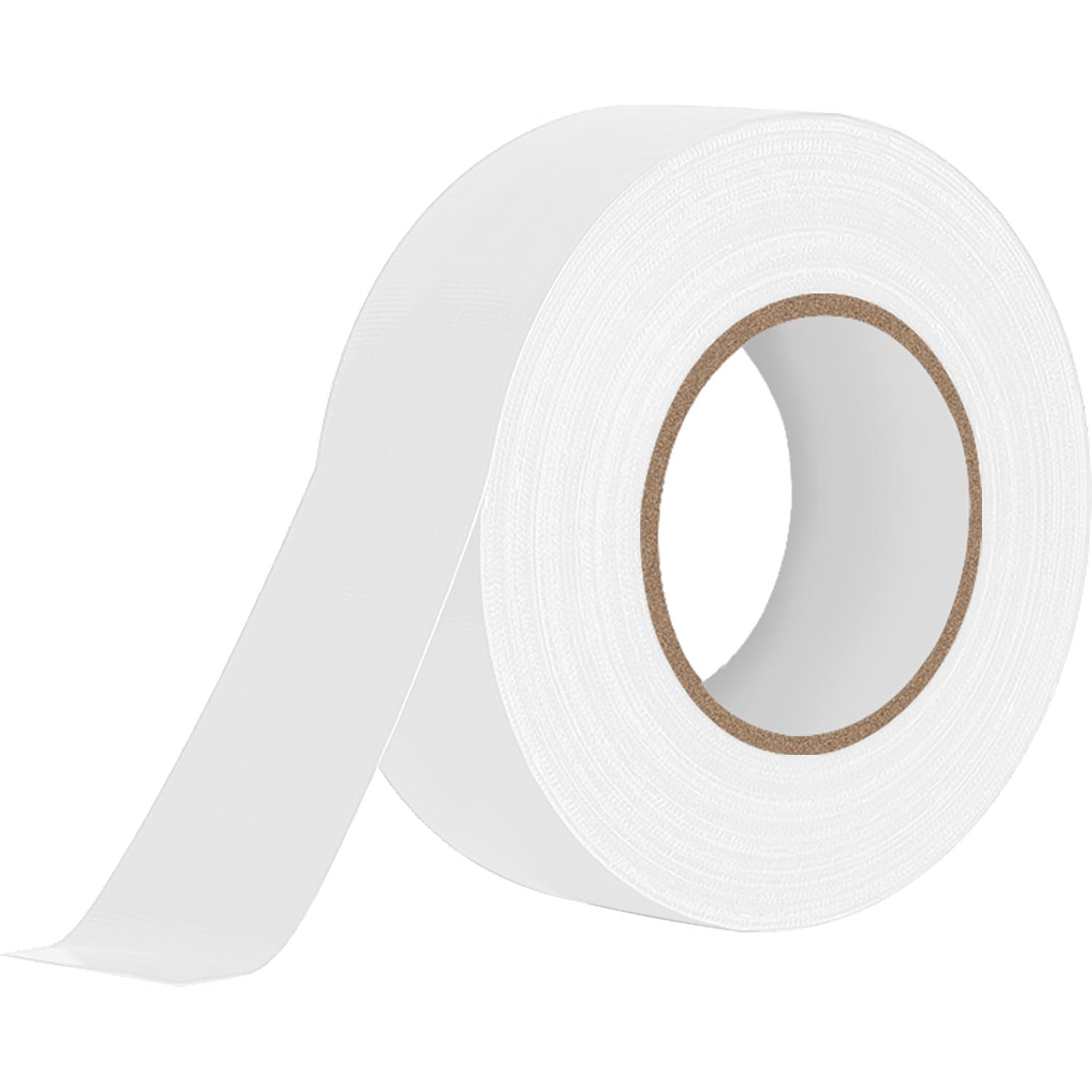 Humyu White Duct Tpae Waterproof 25mm x 20m, Gaffer Tape Heavy Duty Strong Adhesive Cloth Repair Tape for Sealing, Bundling, Strapping, Patching, Packaging