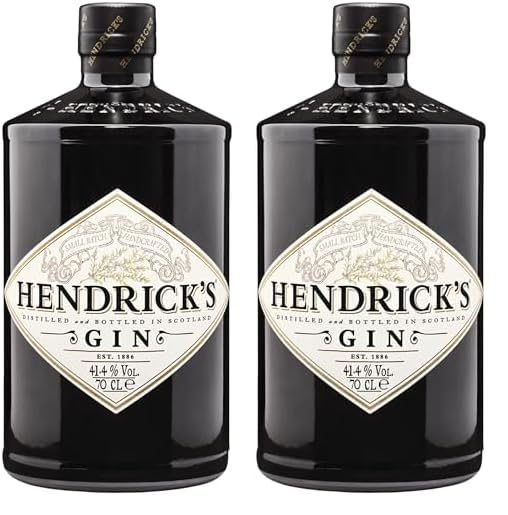 Hendrick's Original Gin, 70cl – ein köstliches Gin-Geschenk (Packung mit 2)
