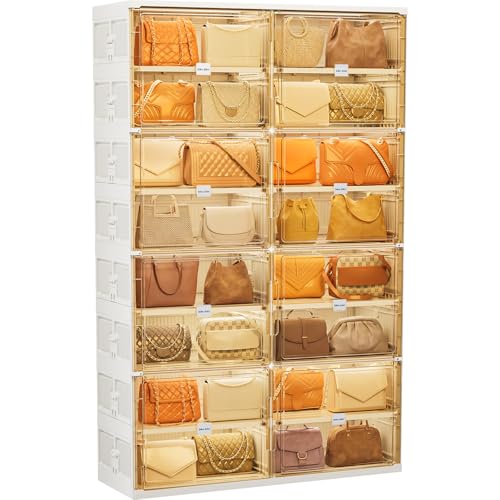 JEKO&JEKO 8-Tier Double Column Foldable Purse and Handbag...