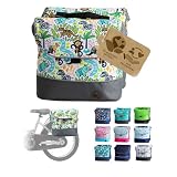 BambiniWelt by Rafael K. Gepäcktasche – Wasserabweisende Gepäckträgertasche für Kinderfahrrad 12-18 Zoll – für alle PUKY und WOOM Räder – robuste Fahrradtasche Farbe: Modell 21 (M1)