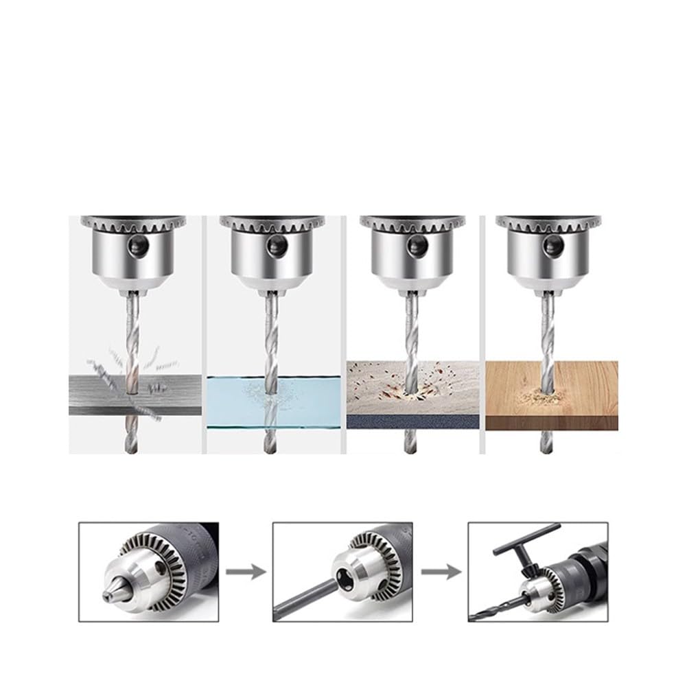 Perceuse pneumatique légère à angle droit avec mandrin de 1,5 à 10 mm, outil pneumatique 1800 tr/min pour percer dans des espaces restreints, 90 PSI