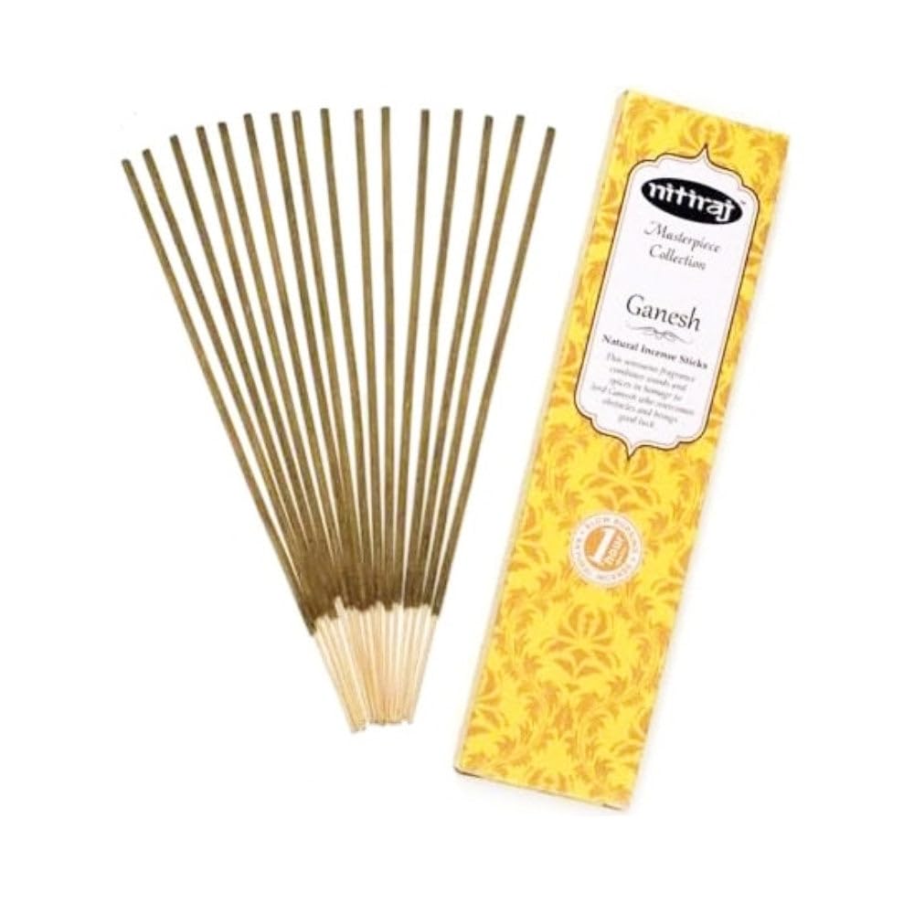 Nitiraj Masterpiece Collection Nitiraj Original Incense Ganesh Masterpiece Incense Sticks 25G - Wisdom & New Beginnings