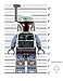 LEGO Star Wars Boba Fett Kids Minifigure Light Up Alarm Clock | green/blue | plastic | 9.5 inches tall | LCD display | boy girl | official