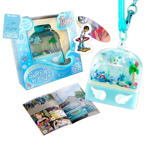 NCT WISH - 3rd Mini Album [COLOR] (Surf Ver.) Package Box + Water game Keyring + Mini...