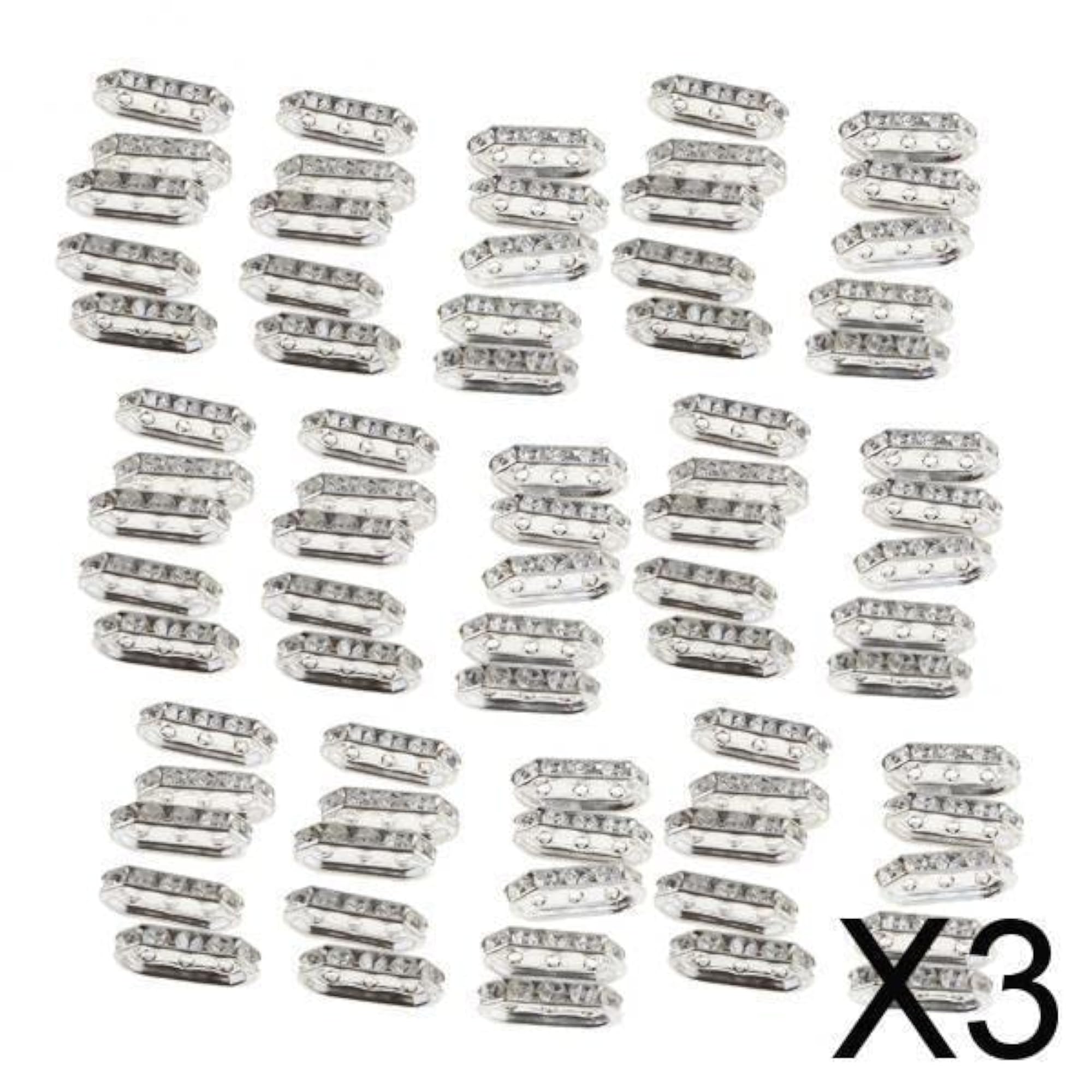Rhinestone Spacer Beads Bars for Jewelry Connector Crafts