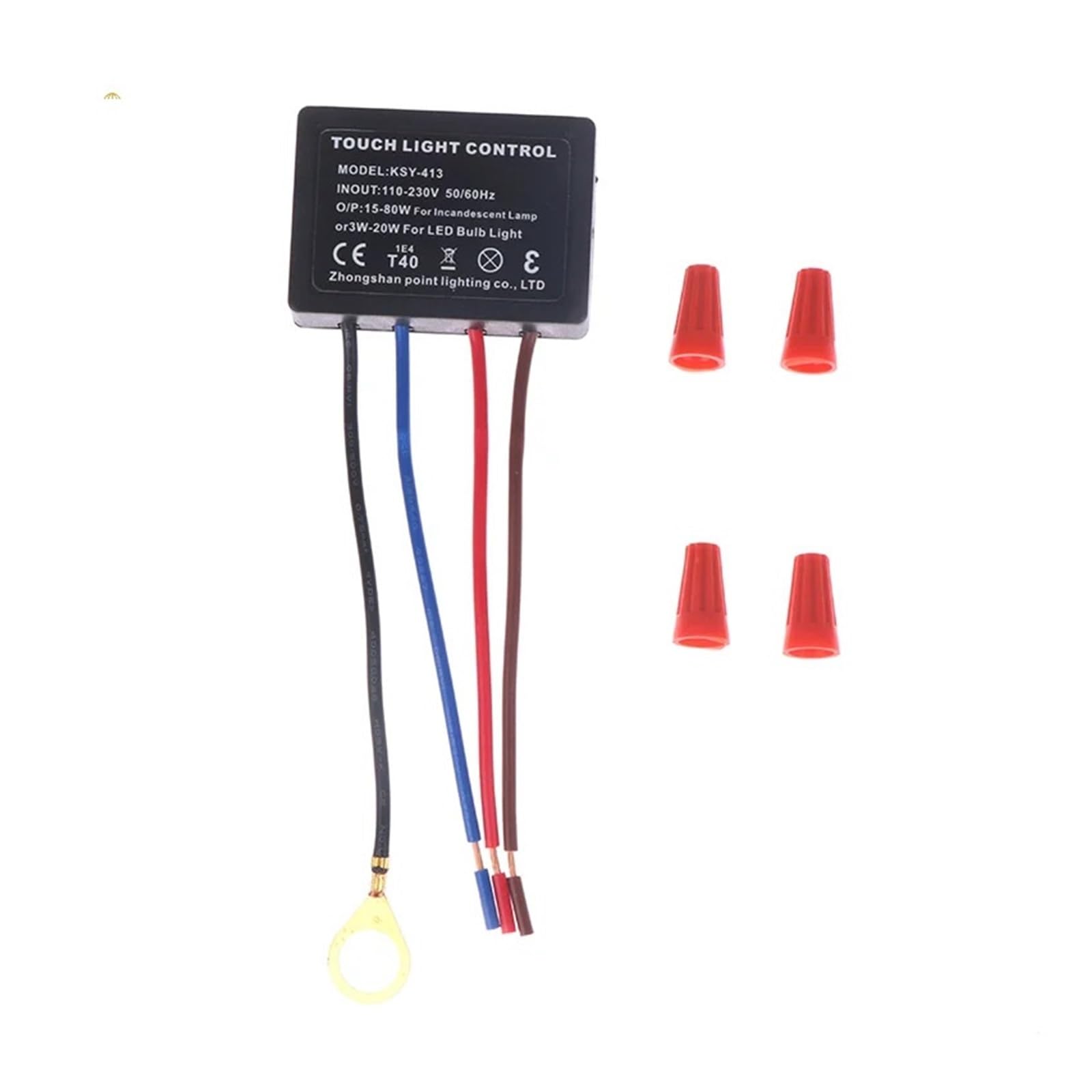 AC110-230V interrupteur tactile lampe de table variateur module de commande capteur interrupteur tactile compatible avec lampe murale LED à incandescence