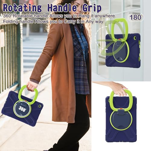 Coque Samsung Galaxy Tab A9+ antichoc avec support rotatif JZ - 7