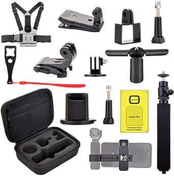 Kit Accessori Per DJI Osmo Pocket - Custodia, Cinghia Pettorale, Treppiede E Supporto Per Espansione - Foto 3