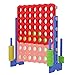 SDADI Jumbo 4 in a Row Game, 4-to-Score Giant Game Set with Adjustable Height (2.5-3.5 FT) for Kids & Adults, Indoor/Outdoor Connect Game with Quick-Release Slider, Perfect for Family and Party Games