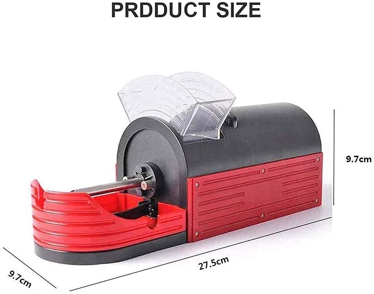 Rullo per Sigaretta elettrica, Set di Pipe for Tabacco, Macchina for arrotolare Le Sigarette Automatica e Facile, Strumento Portatile for Fumare, iniettore di Tabacco