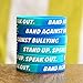 20 Band Against Bullying Wristbands - Stand Up. Speak Out. Bracelet