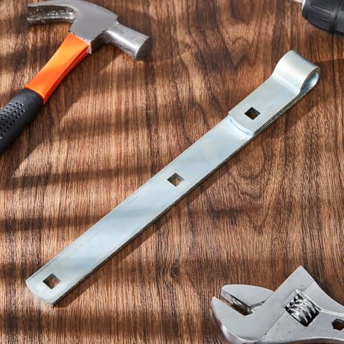 Yaocom 2 Pack 12" Zinc Strap Hinge Heavy Duty for Gate, Barn,Shed, Silver by Yaocom - Used condition - Image 6