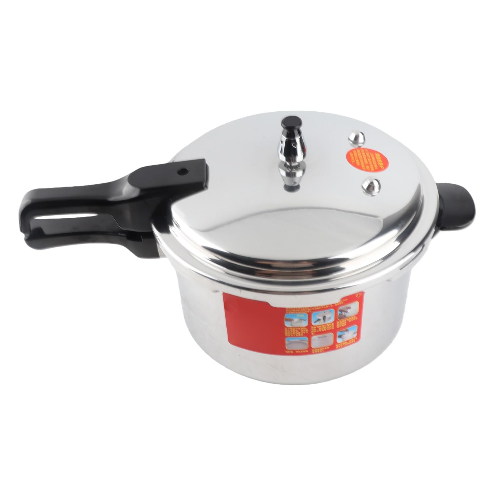 Yosoo Health Gear Szybkowar Szybkowar Garnek Ciśnieniowy do Konserw ze Stopu Aluminium o Wysokiej Wytrzymałości Wszystkie Garnki do Szybkiego Gotowania z łatwym Systemem (24 cm/roztwór)