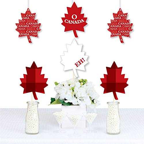 Décorations de feuilles d'érable pour table de fête canadienne conviviale - 2
