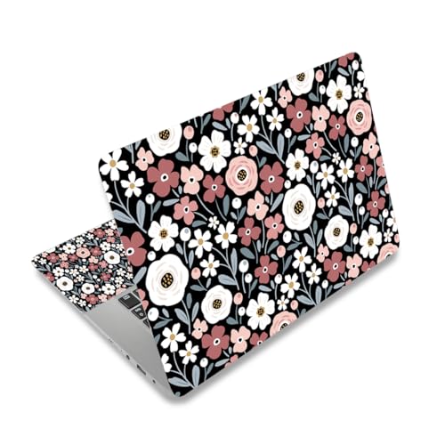 Image of Laptop Notebook Skin Sticker Cover Decal, 13 inch 13.3 inch 14 inch 15 inch 15.4 inch 15.6 inch Laptop Vinyl Skin Sticker Cover Art Protector Netbook, Cute Floral