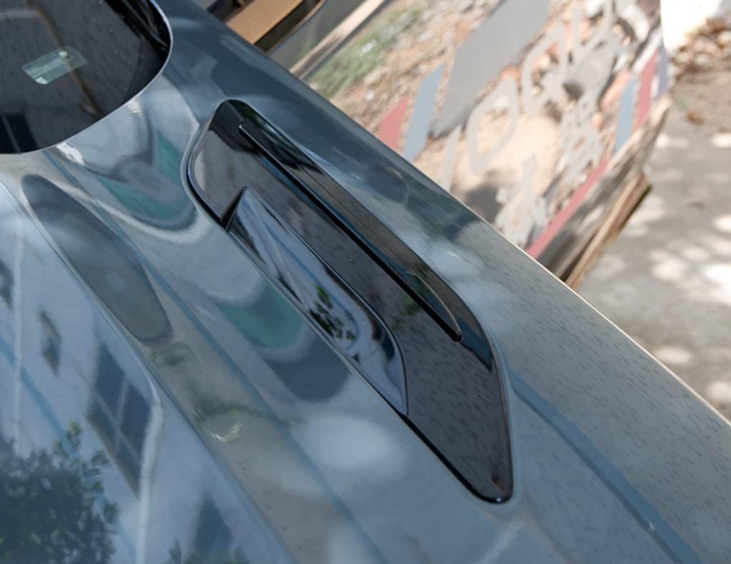 New Protective Hood Scoops Compatible with Land Rover Range Rover Evoque 2019-2023 (Black)