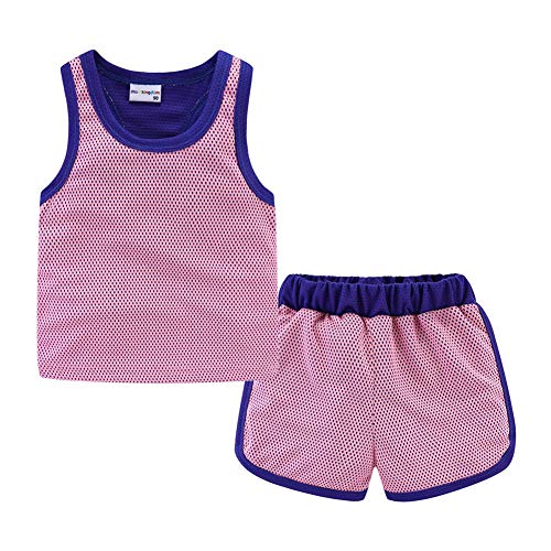 Image of Mud Kingdom Little Boys Summer Outfits Cute Cartoon Printing Tank Top Sets
