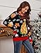 Yimoon Ugly Christmas Sweater for Women Funny Xmas Long Sleeve Knit Pullover Top Cute Santa Tree Reindeer Sweater(Christmastree-S)