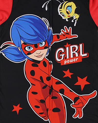 Komar Kids Miraculous Ladybug Girls Girl Power Full Zip Blanket Sleeper Hooded Pajama3