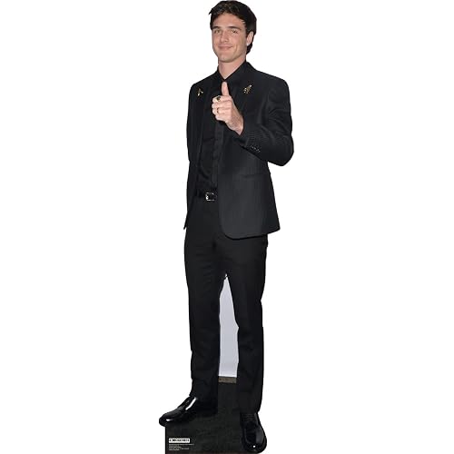 Jacob Elordi Life-Size Cardboard Cutout – 76 x 21 in Freestanding Standee with Easel Back