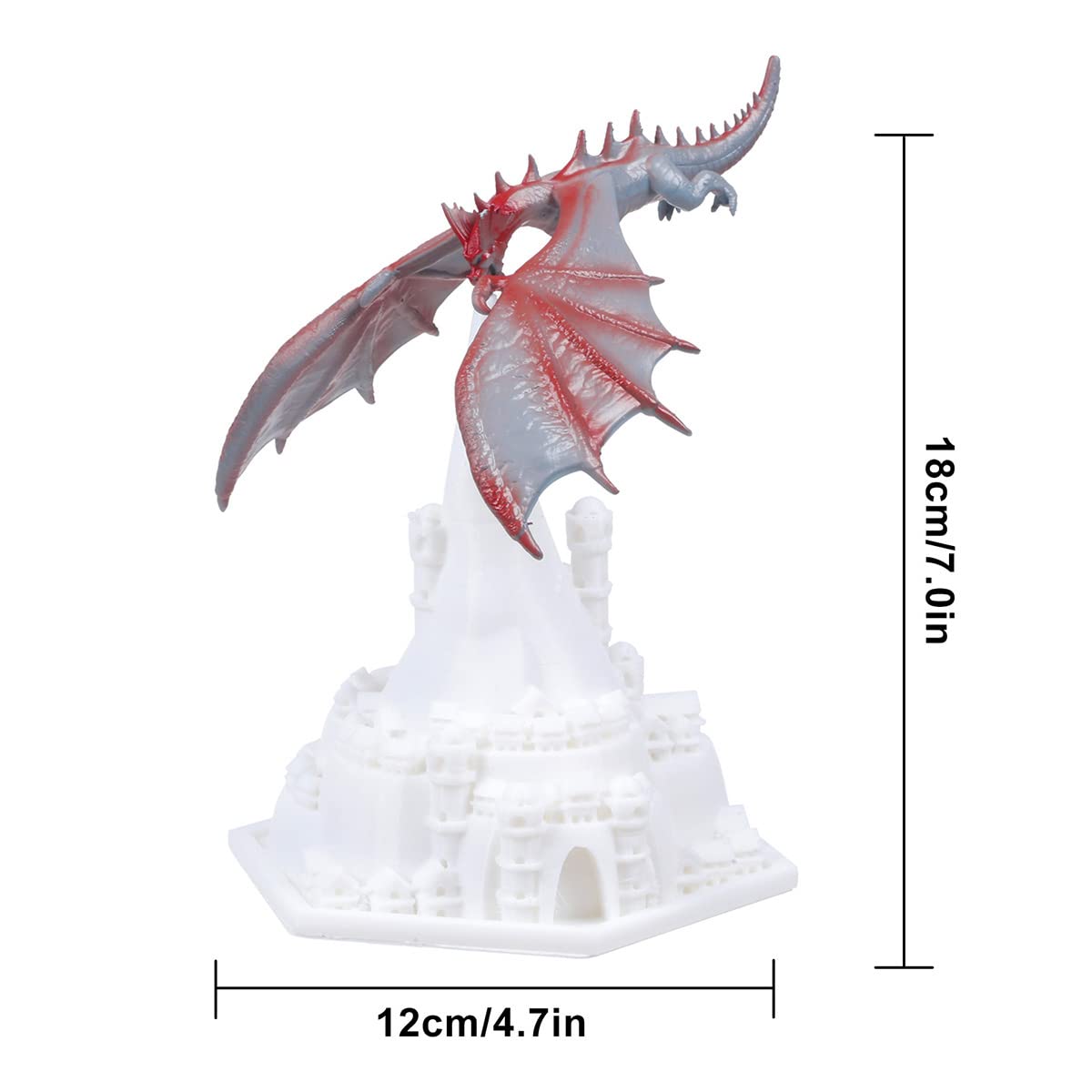3D Dragon Lampe Veilleuse Enfants Dragon Lampes Feu Respiration Dragon Lampes USB Charge Garçons Filles Chambre Lampe De Bureau 3D Dinosaure Lampe Chambre D'enfants,Fire dragon