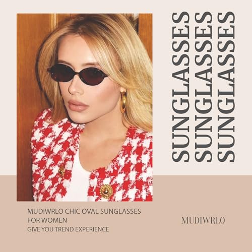Retro Oval Polarized Sunglasses for Women Small Trendy Sun Glasses Sunnies UV400 Protection4