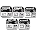 Maxell 371 SR920SW - 5 batterie per orologio con ossido di argento 0% mercurio
