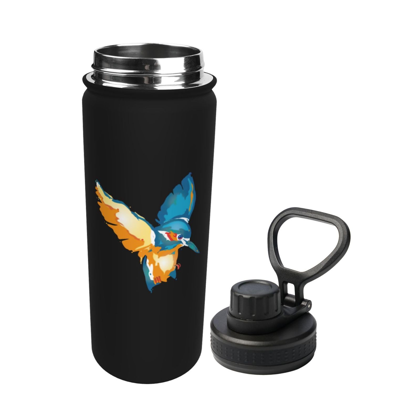 Amazon｜魔法瓶 鳥のカワセミ 水筒 スポーツボトル ステンレスボトル