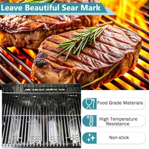 Criditpid Grill Replacement Parts for Nexgrill 6 Burner 720-0896B, 720-0896, 720-0898, 720-0896E, 730-0896, 720-0896C, Grill Grates and Heat Plates Shield for Nexgrill Deluxe 6 Burner Parts 720-0896B. by Criditpid - Image 6
