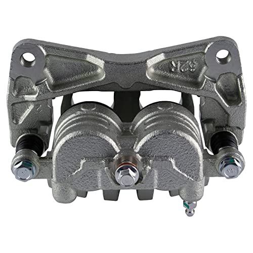 Image of TRQ Front and Rear Brake Caliper Set Zinc Coated Brackets Compatible with 2006-2009 Subaru Legacy 2006-2009 Outback