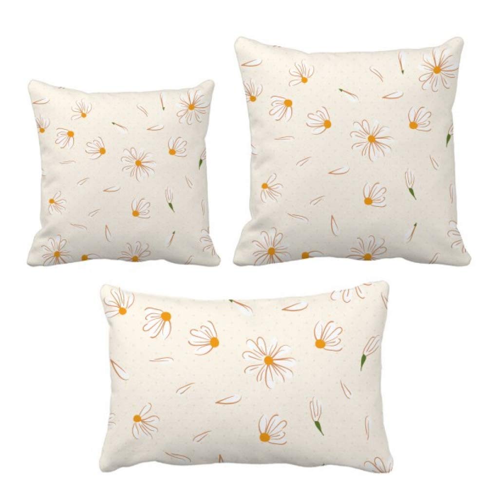 Coussin fleur blanche poire pour éliminer l'aspect vide de votre canapé terne