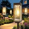 ELECLINK Solar Pathway Lights Outdoor, 8 Pack Upgraded Solar Lights Outdoor Waterproof, Bright Up to 15 Hrs Auto On/Off Garden Light for Yard Patio Lawn Path Walkway Driveway Outside Decor