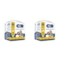 CIR Premium Adult Tape Diapers- All Night Protection with Aloe Vera, Medium (Waist 28-44 inches)- 10 Units x Pack of 2, 