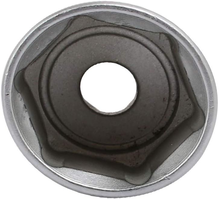 New Lon0167 1/2-inch Square Drive 32mm 6 Point Deep Socket Impact Silver Tone 2pcs(1/2' Square Drive 32mm 6-Punkt-Deep-Socket-Impact-Silberton 2St