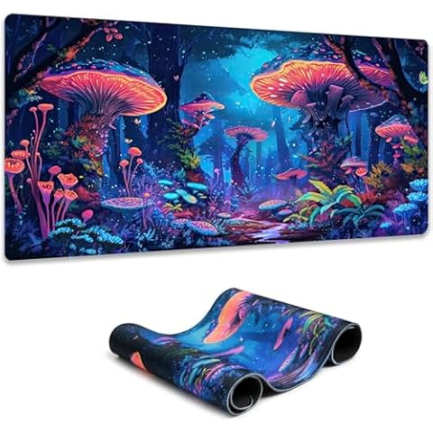 Simpkeely Fantasy Mushroom Gaming Mouse Pad Cover