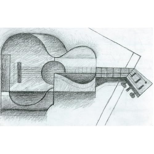 The Guitar by Juan Gris affiche d'art pour créer une ambiance musicale