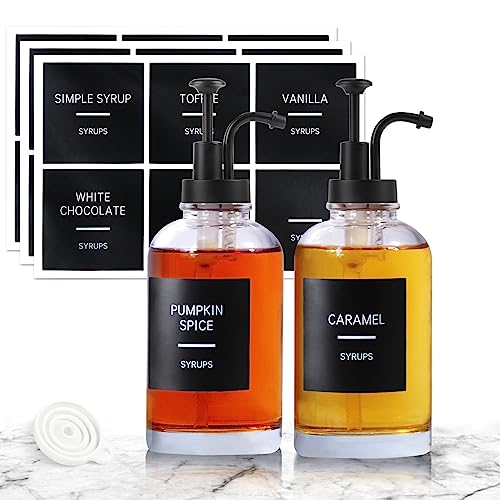 Coffee Syrup Dispenser Set