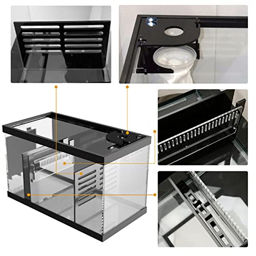Image of LYL LEYOULAND Adjustable Sump Baffle Kit - Refugium Kit for 10 Gallon Tank - Reef Aquarium - Saltwater Aquarium Filter System- Protein Skimmer Sump