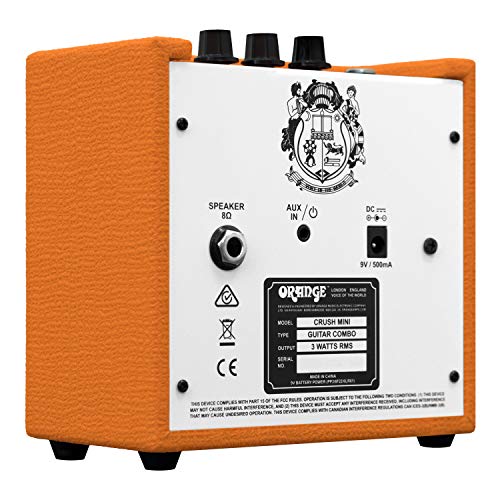 Orange Crush Mini Guitar Amplifier Combo 3 Watts by Orange - Image 5