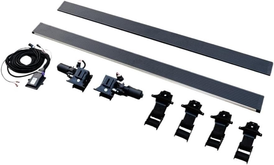 Electric Power Running Board Side Steps Compatible with Jeep Wrangler JK 2 Door Sahara Rubicon 2011-2017 – Automatic Deployable Foot Pedal