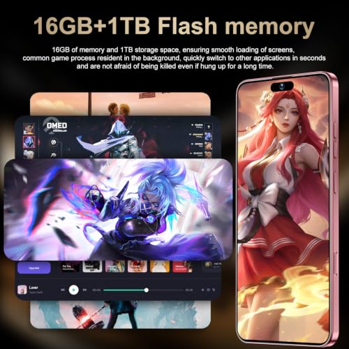17 PM Unlocked Smartphone 16GB 1TB Android 15 Fast Performance - Image 4