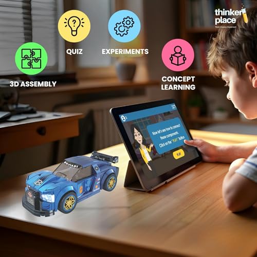 Image of Midnight Thunder Blue 2-in-1 Robot & Sports Car (231 Pieces) | Learn About Machines | Building Block Set for Kids Age 6+ | STEM Educational Toy | Build, Play & Learn