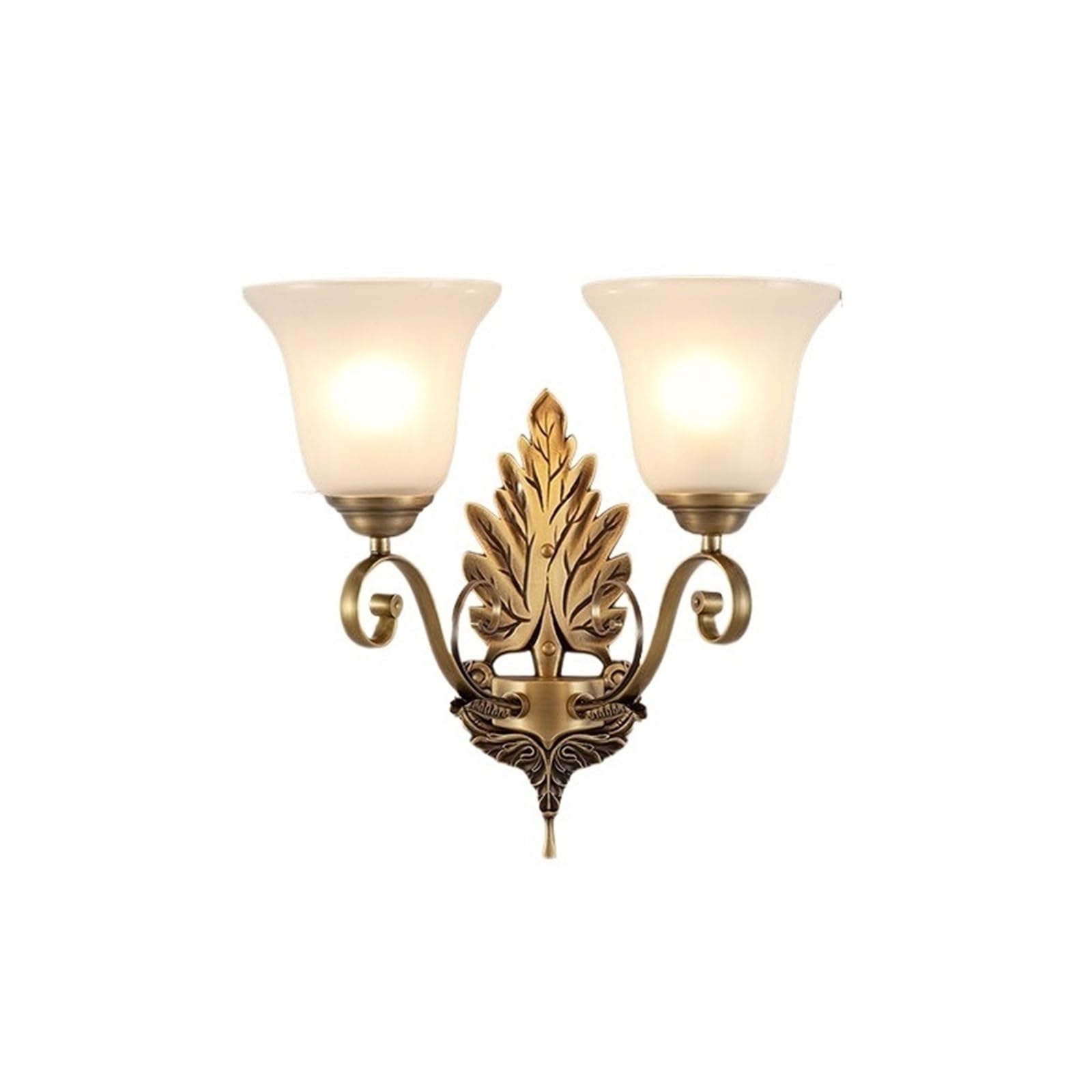 WQQYU6HKF Lights Copper Decorative Wall Lamp Glass Lampshade Lamps