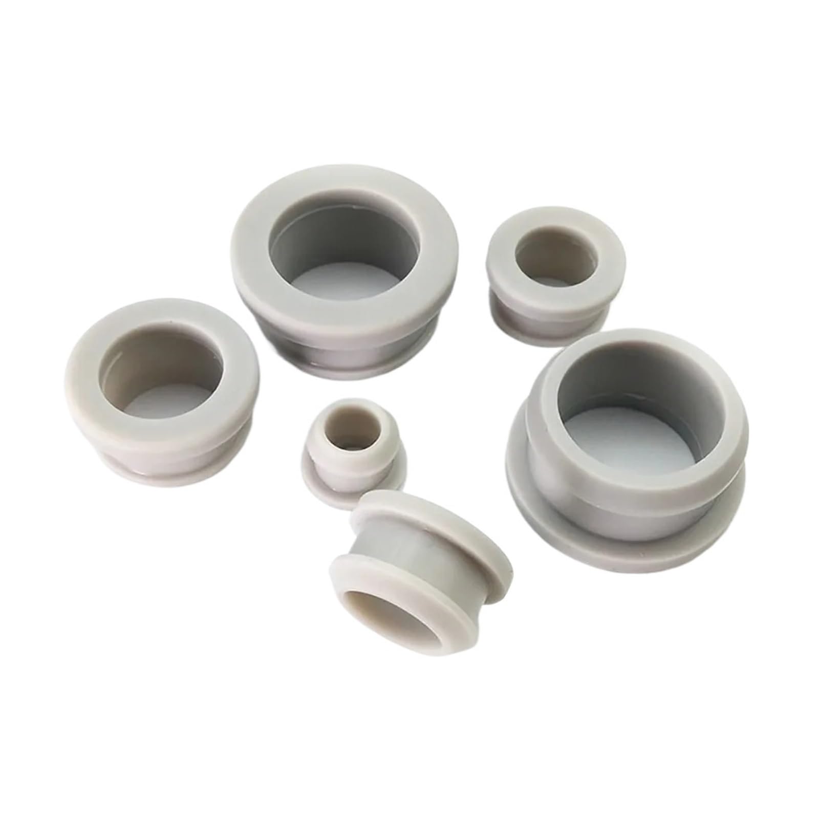 Joint en caoutchouc de silicone gris pour œillet 11.5x8.5mm
