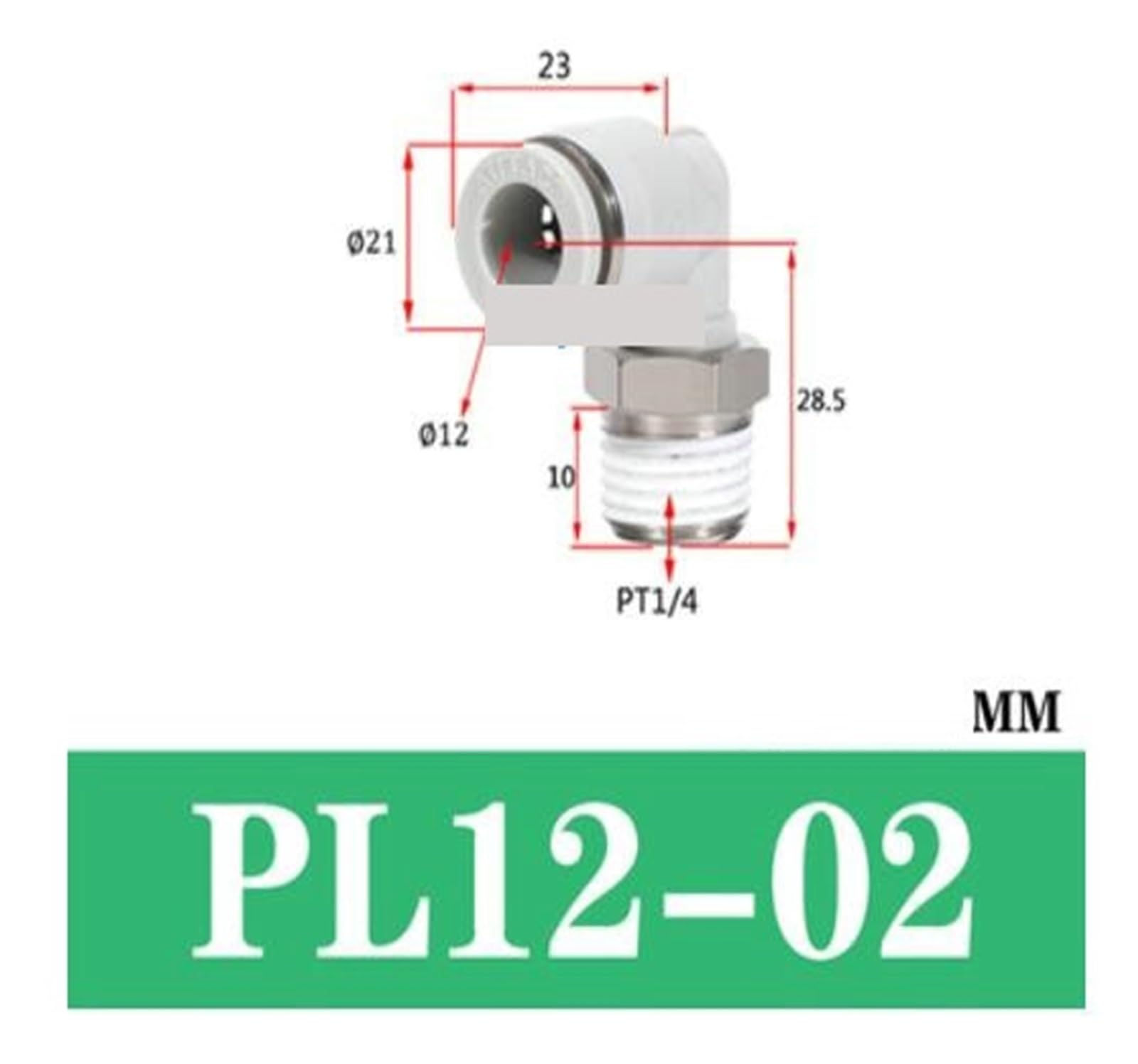 1 szt. Połączenie pneumatyczne z jednym dotknięciem, kolanko męskie PL4-M5, APL6-01, APL8-02, PL10-02, PL12-04, 1/8" i 1/4" DN6, DN8, PL06-02, APL6-02, APL08-02, 6 mm (PL12-02 2