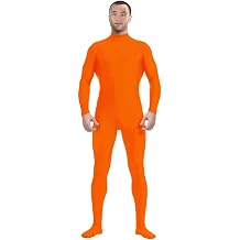 Aniler Mens and Womens Spandex Zentai Costume Bodysuit Stretch Halloween Unitard Party Cosplay Body Suit