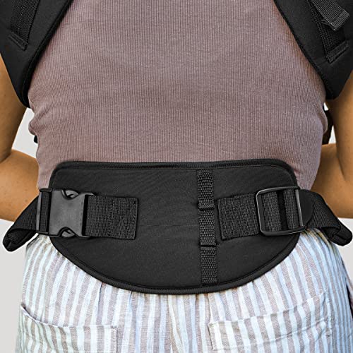 Chicco SnugSupport 4-in-1 Infant Carrier, Front and Back Carry Positions, Infant Backpack, Baby Carrier Newborn to Toddler, for Infants 7.5-33 lbs., Black/Black - image 8