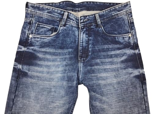 Image of HENRY CASTLE & CO Men's Regular Fit Stretchable Jeans | Classic Everyday Style | Premium Denim Material | Blue1