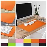 casa pura Non-Slip Orange Desk Mat | 20